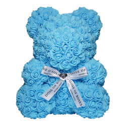 Blue Rose Bear